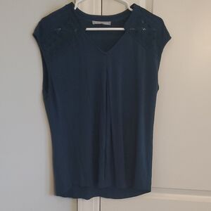 Women's Navy Blue Top